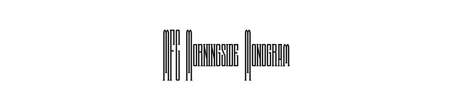 MFC Morningside Monogram Yazı tipi ücretsiz indir